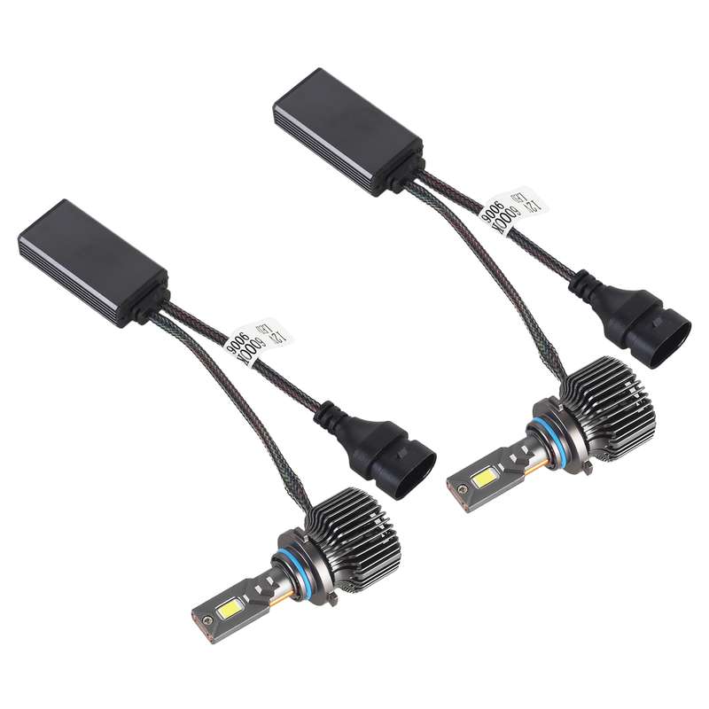 K11 1 Pair 9006 12V / 85W / 6000K / 9000LM Car LED Headlight (White Light)
