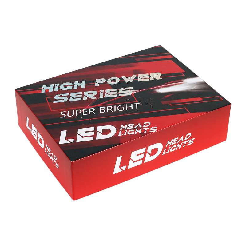 K11 1 Pair H4 12V / 75W / 6000K / 9000LM Car LED Headlight (White Light)