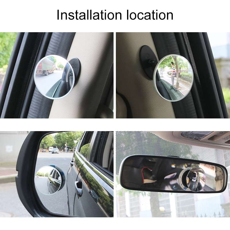 DM-075 Car Borderless Reversing Auxiliary Blind Spot Mirror