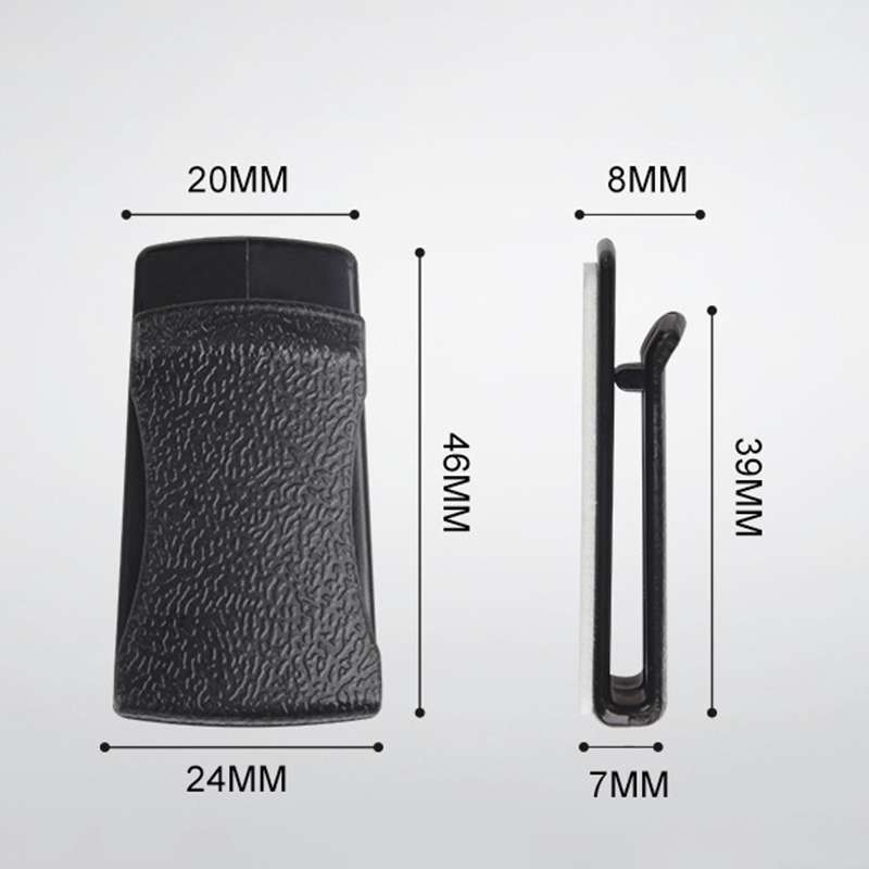 2 Pair Adhesive Car Mini Hook Card Holder