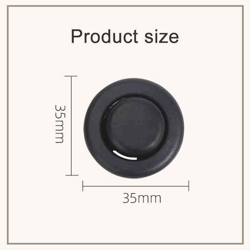 For BMW E90 / F18 Left Driving Car Rear Seat Headrest Switch Button 52207251368-1(Black)
