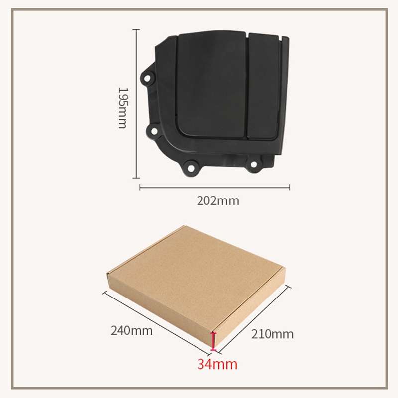 For BMW 3 Series E93 Left Driving Car Convertible Rear Platform Right Hinge Cover Folding Cover 5437
