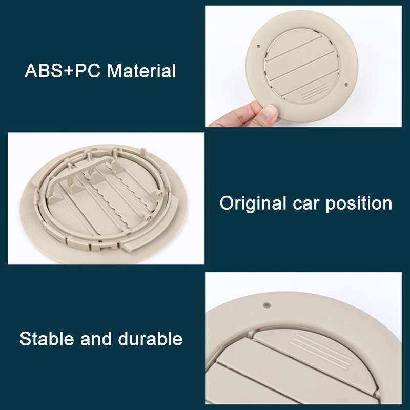 For Ford Edge Left-hand Drive Car Roof Air Conditioner Air Outlet (Beige)