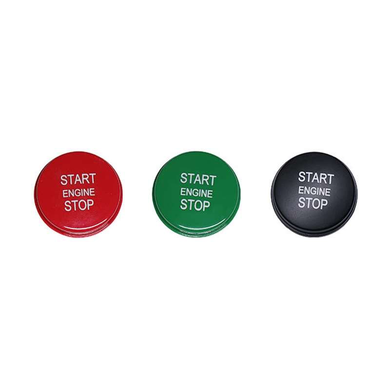 One-key Start Engine Stop Switch Button for Land Rover Range Rover Executive, Left Driving (Black)