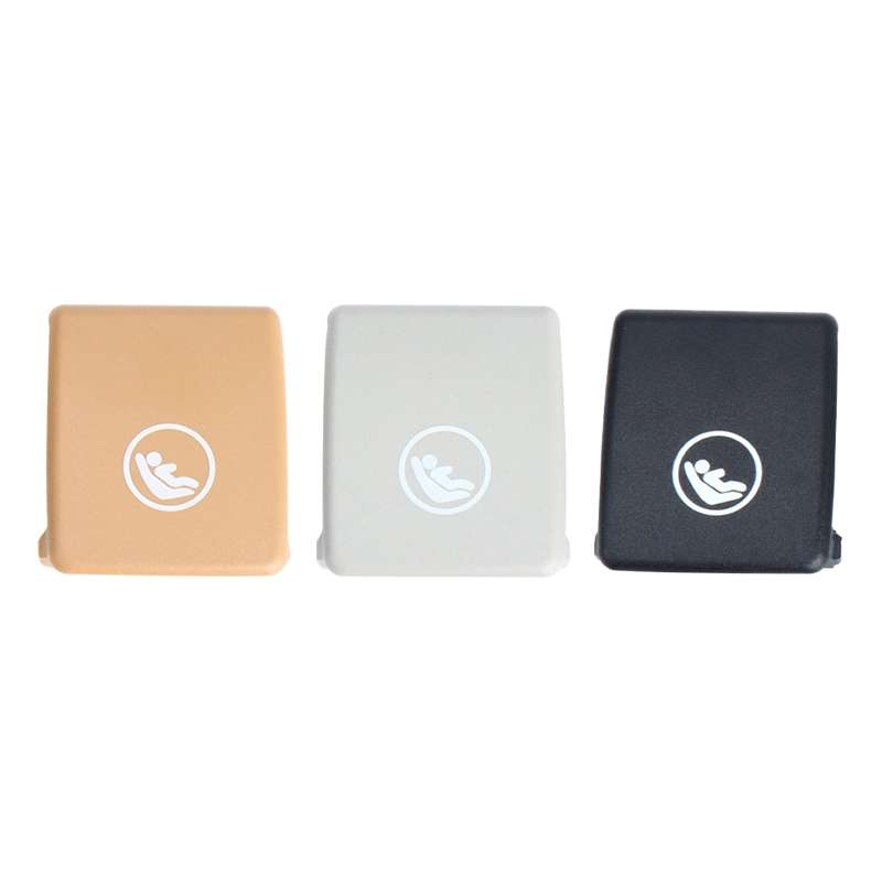 Child Seat Rear Row Seat Safety Belt Anchor Cover For volvo V90 / S90 / S60 / XC40 / XC60, Left-Driv