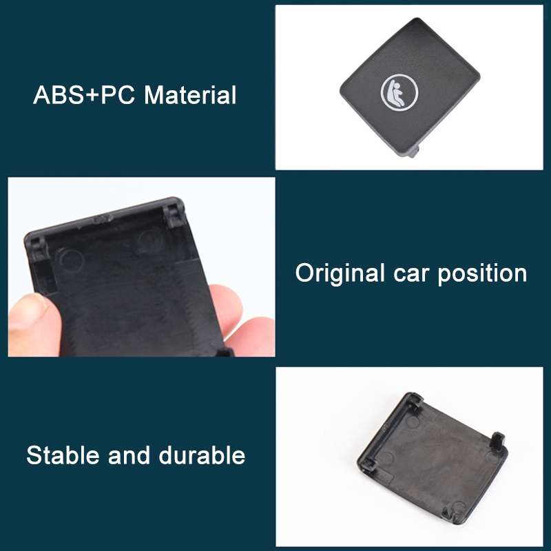 Child Seat Rear Row Seat Safety Belt Anchor Cover For volvo V90 / S90 / S60 / XC40 / XC60, Left-Driv