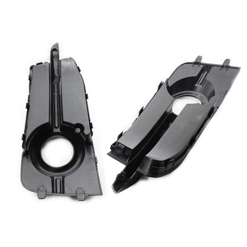 For Audi A1 8X 2011-2014 1 Pair Car Bumper Fog Lamp Decorative Cover Lower Grille Fog Lamp Frame 8X0