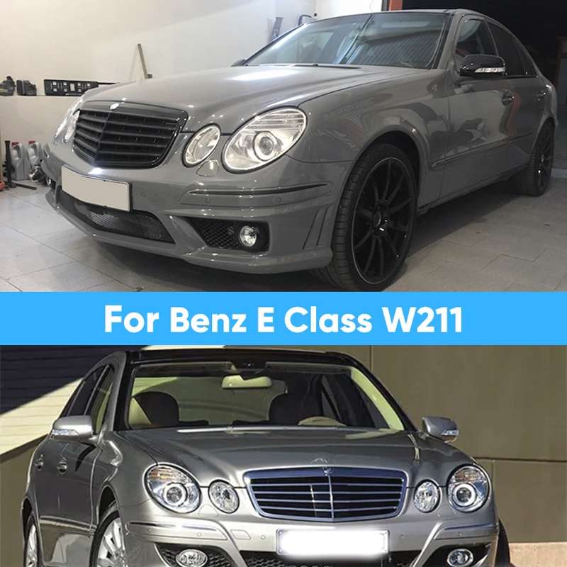 For Mercedes-Benz E-Class W211 2002-2008 Car Left Side Headlight Transparent Protective Cover 211820
