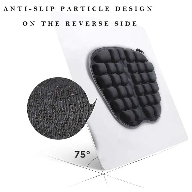 IN-SC003 Car Office Inflatable Airbag Seat Cushion, Style: Electric Water Inflatable Dual-Use (Black