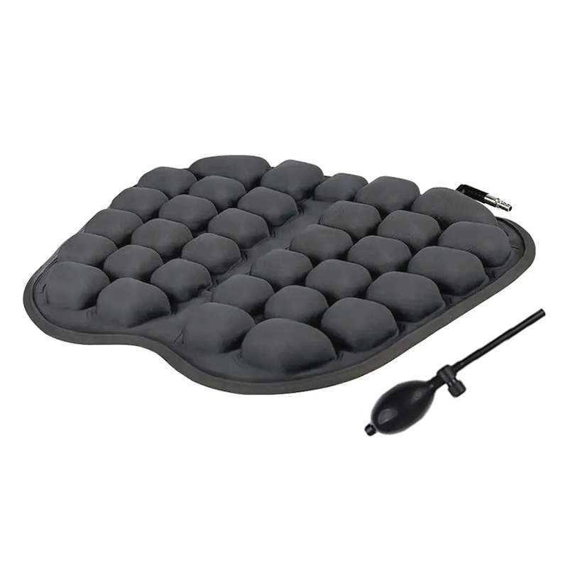 IN-SC003 Car Office Inflatable Airbag Seat Cushion, Style: Manual Inflation (Black)