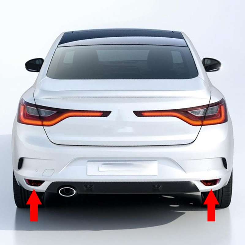 1 Pair For Renault Megane MK3 2008-2013 Car Rear Bumper Reflector Light 265650004R 3805 / 265600004R