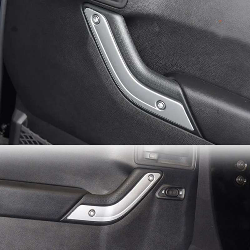 For Jeep Wrangler JK 2007-2017 1 Pair Car Door Inner Handle Decorative Strip