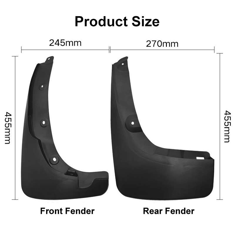 For Toyota RAV4 Wheel Eyebrow 2000-2005 4pcs/Set Car Auto Soft Plastic Splash Flaps Fender Guard