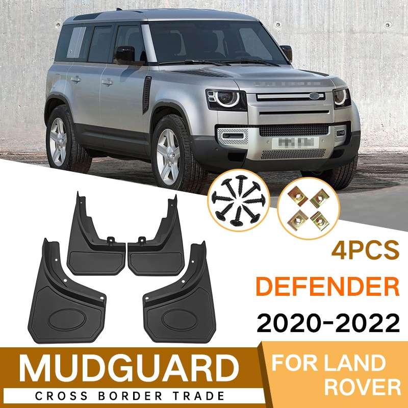 For LandRover Defender 2020-2022 4pcs/Set Car Auto Soft Plastic Splash Flaps Fender Guard