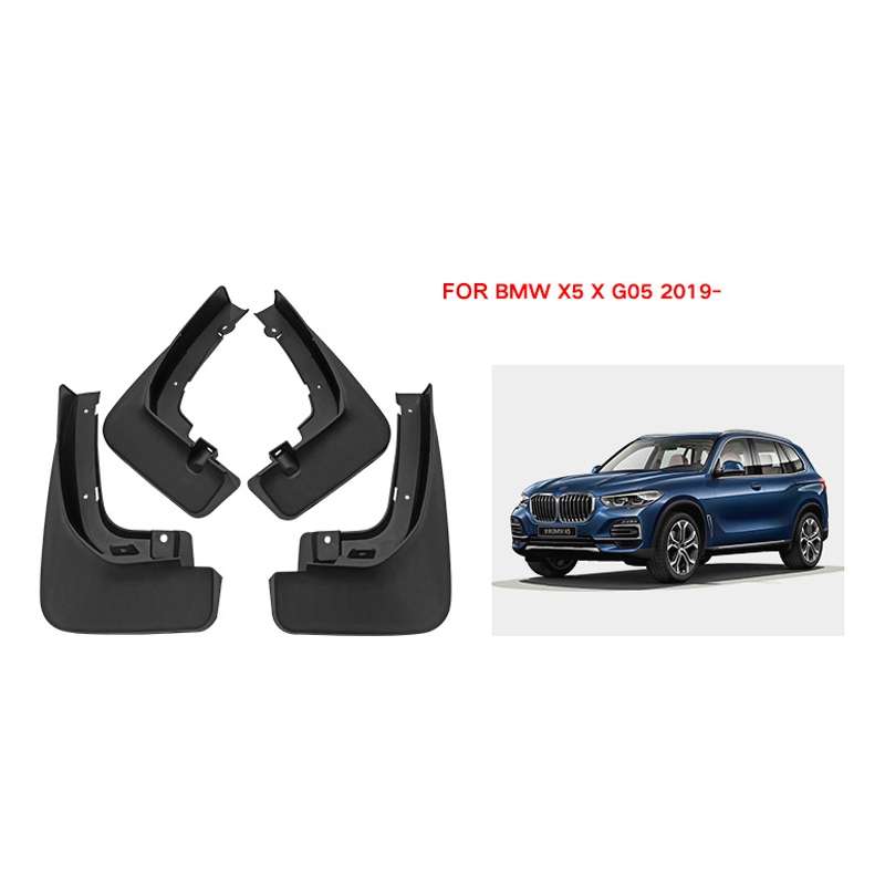 For BMW X5 X G05 2019-2023 4pcs/Set Car Auto Soft Plastic Splash Flaps Fender Guard