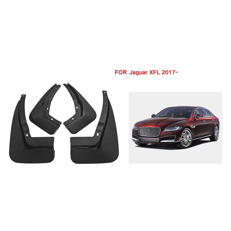 For Jaguar XFL 2016 4pcs/Set Car Auto Soft Plastic Splash Flaps Fender Guard