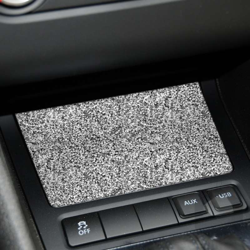 Car Ashtray Panel Diamond Decoration Cover Sticker for Volkswagen Golf 6 2008-2012, Left and Right D