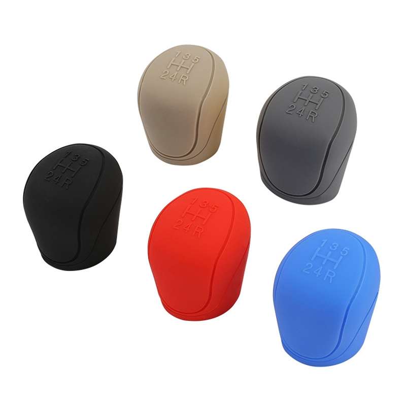 For Ford Car Silicone Dustproof Shift Knob Gear Protective Cover (Grey)
