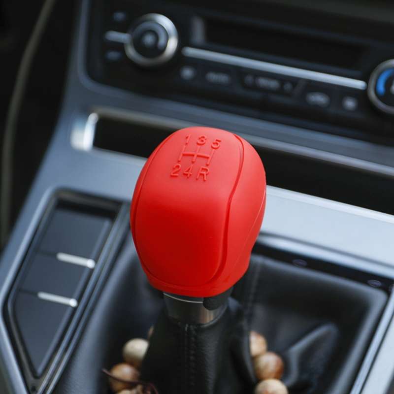 For Ford Car Silicone Dustproof Shift Knob Gear Protective Cover (Grey)