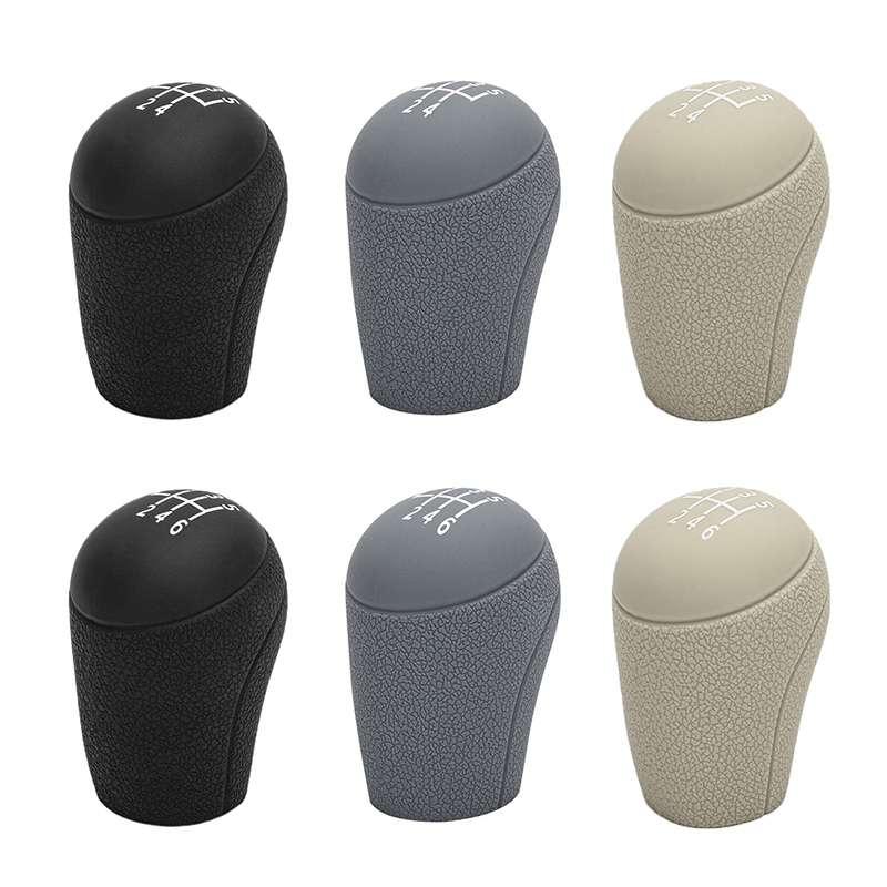 For Volkswagen 6-speed Car Silicone Dustproof Shift Knob Gear Protective Cover (Black)