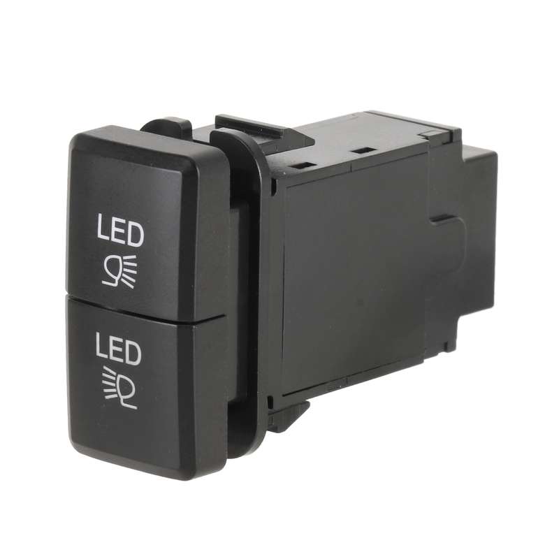 TS-201 For Toyota Car Blue-green Light Large Fog Light Dual Control Switch with Lock