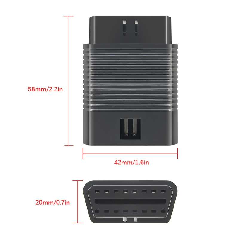 16 Pin Male to Female Adapter Car OBD2 Straight Extension Cable