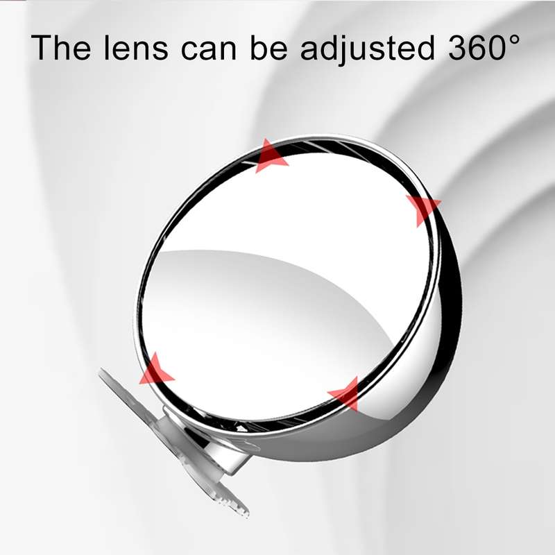 3R-045 Auxiliary Rear View Mirror Car Adjustable Blind Spot Mirror Wide Angle Auxiliary Side Mirror