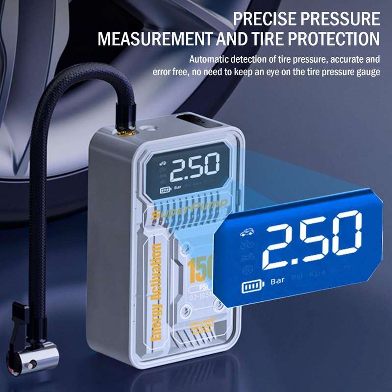ST-9619C 7.4V Wireless Portable Car Tire Air Pump
