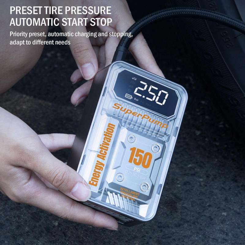 ST-9619C 7.4V Wireless Portable Car Tire Air Pump