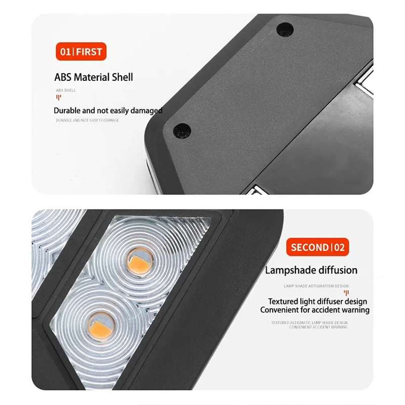 Car USB Rechargeable Strong Magnetic Adsorption COB LED Trunk Reading Light