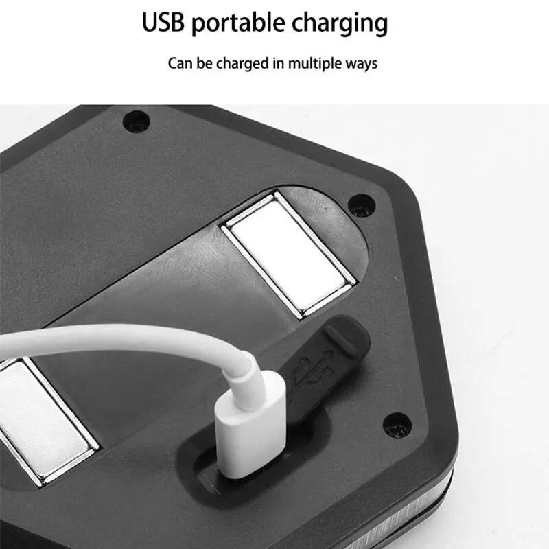 Car USB Rechargeable Strong Magnetic Adsorption COB LED Trunk Reading Light