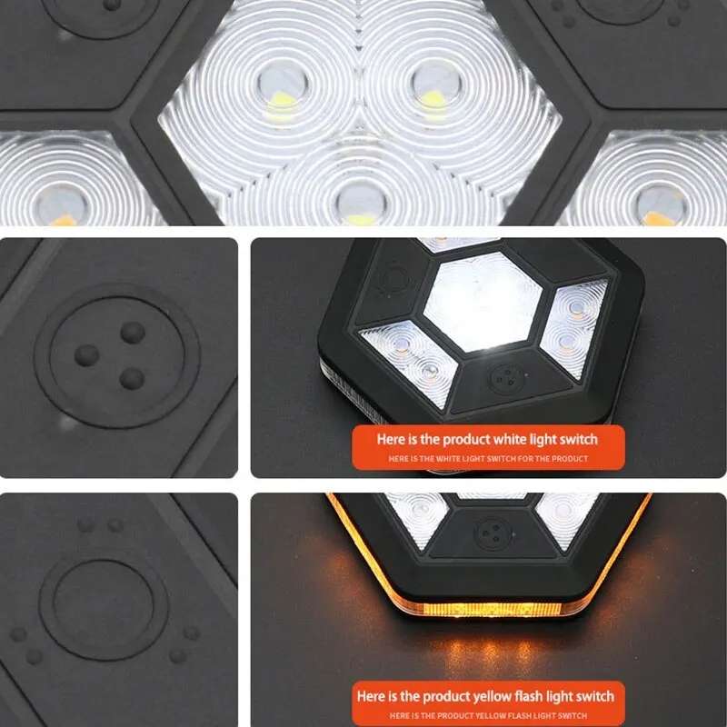 Car USB Rechargeable Strong Magnetic Adsorption COB LED Trunk Reading Light