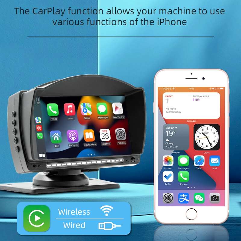 B5540 4.7 inch Allwinner Melis F133 Car MP5 Player, Support iOS CarPlay / Android Auto / BT / USB /