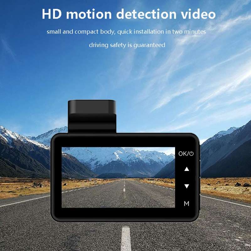 Q3 3 inch Car 1080P HD Single Recording Driving Recorder, Supports Automatic Loop Recording