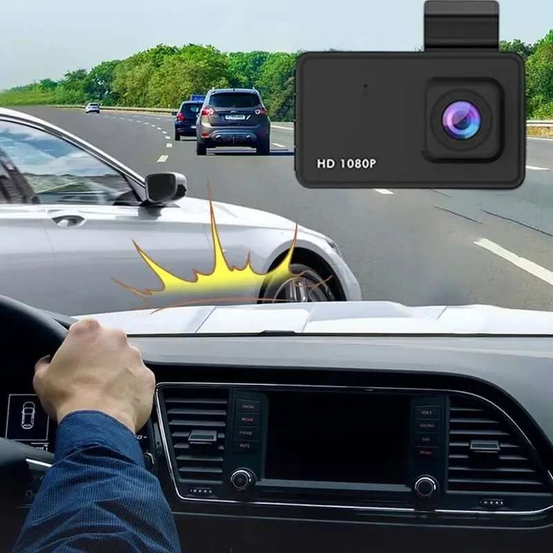 Q3 3 inch Car 1080P HD Single Recording Driving Recorder, Supports Automatic Loop Recording
