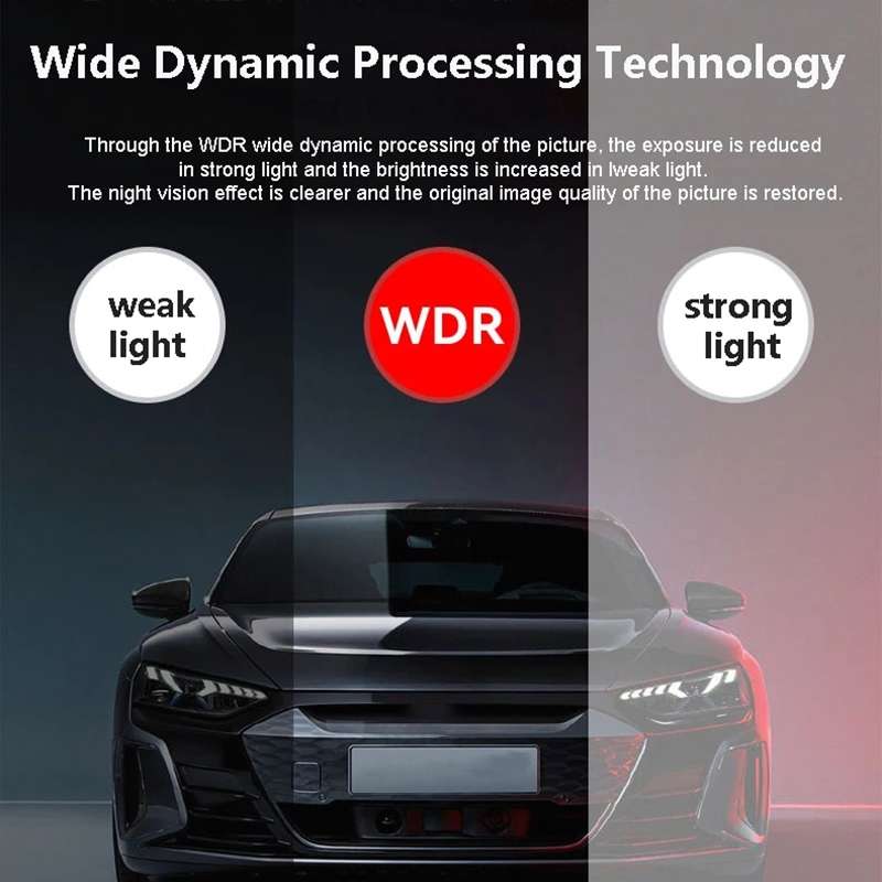 Q3 3 inch Car 1080P HD Single Recording Driving Recorder, Supports Automatic Loop Recording