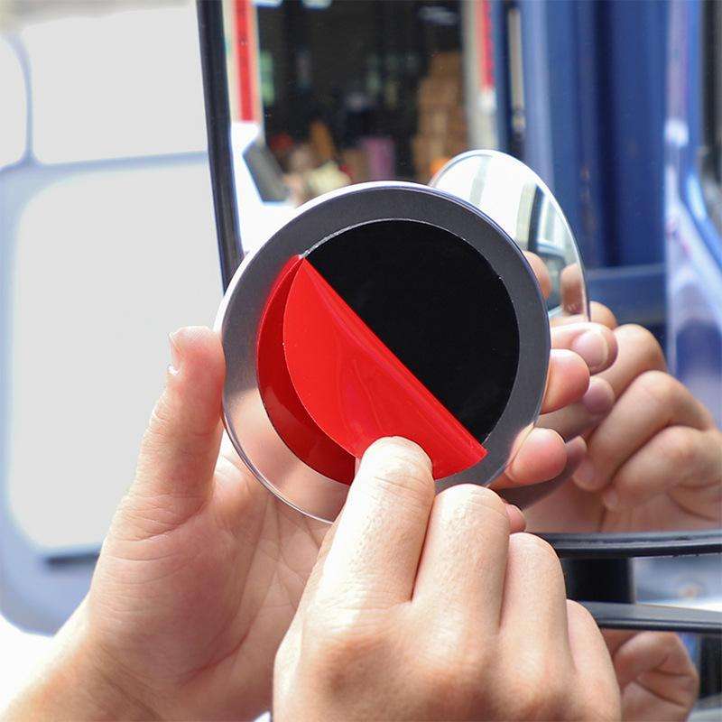 3R-020 One Pair 50mm Slim Car Blind Spot Mirror Wide-view Rear-view Mirror (Silver)