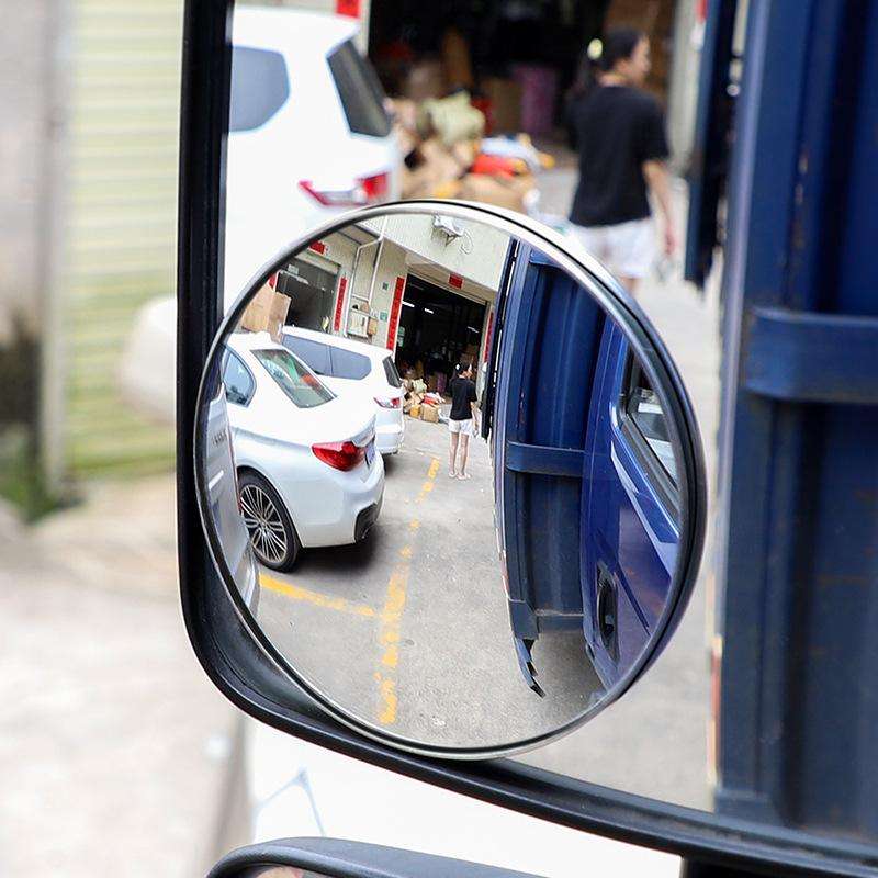 3R-020 One Pair 50mm Slim Car Blind Spot Mirror Wide-view Rear-view Mirror (Silver)