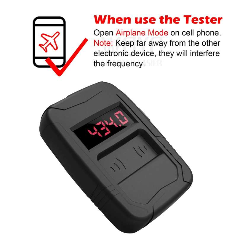 WOYO PL001 Car Remote Control Tester 10-1000MHZ RF IR Infrared Wireless Digital Frequency Tester for
