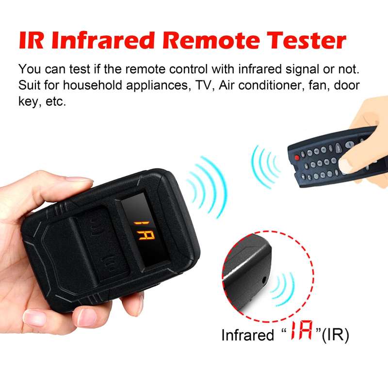 WOYO PL001 Car Remote Control Tester 10-1000MHZ RF IR Infrared Wireless Digital Frequency Tester for