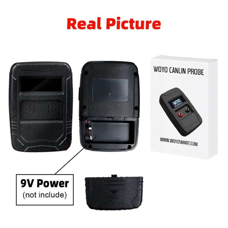 WOYO PL001 Car Remote Control Tester 10-1000MHZ RF IR Infrared Wireless Digital Frequency Tester for