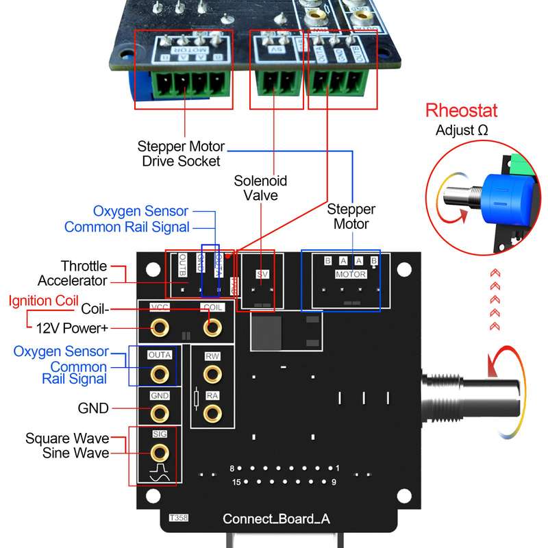 WOYO PL006 Automotive Component Sensor Offline Drive Tester for Automotive Maintenance and Inspectio