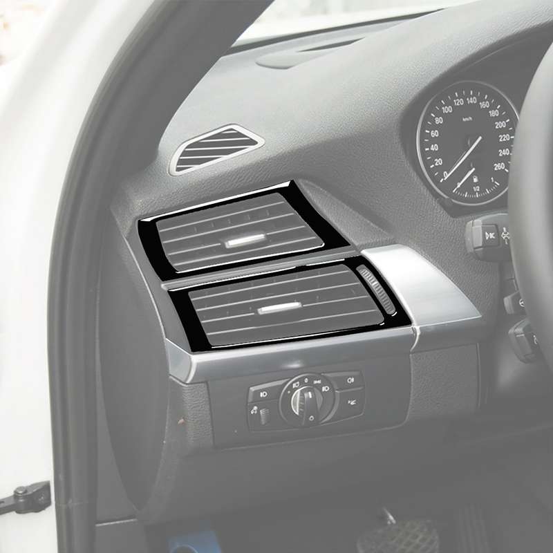 For BMW X5 E70 / X6 E71 2008-2013 Car Side Air Outlet Decorative Sticker, Left and Right Drive Unive