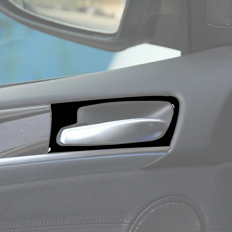 4pcs Set For BMW X5 E70 2008-2014 Car Door Handle Decorative Sticker, Left and Right Drive Universal