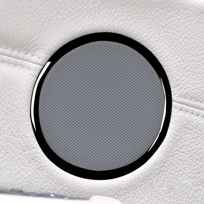 4pcs / Set Car Door Horn Ring Decorative Sticker for BMW X5 E70 2008-2013 / X6 E71 2009-2014, Left a