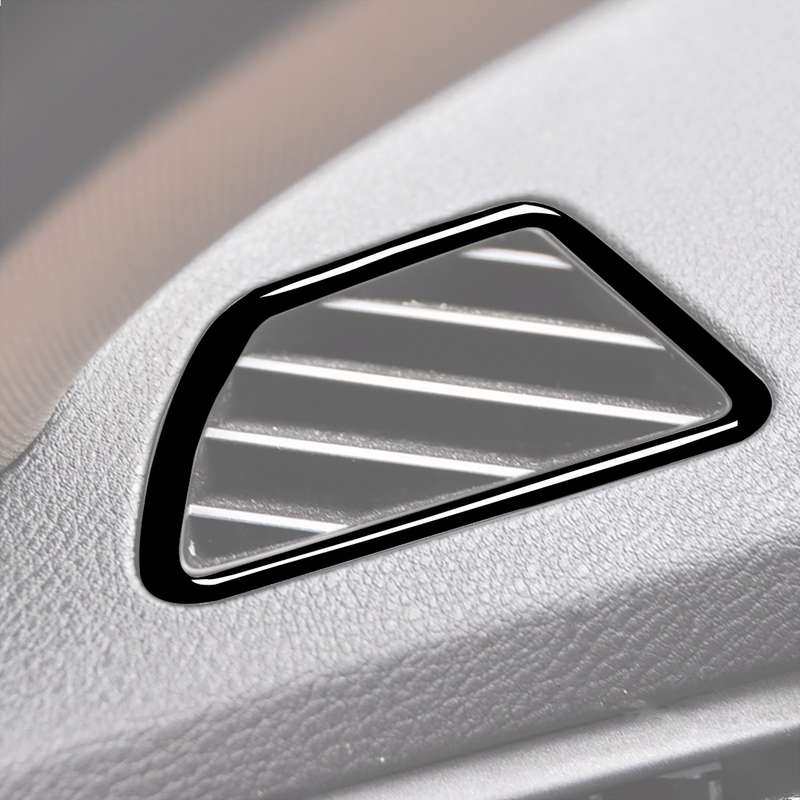 2pcs / Set Car Left Drive Dashboard Air Outlet Frame Decorative Sticker for BMW X5 E70 / X6 E71 2008