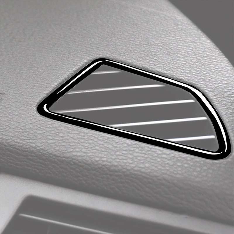 2pcs / Set Car Left Drive Dashboard Air Outlet Frame Decorative Sticker for BMW X5 E70 / X6 E71 2008