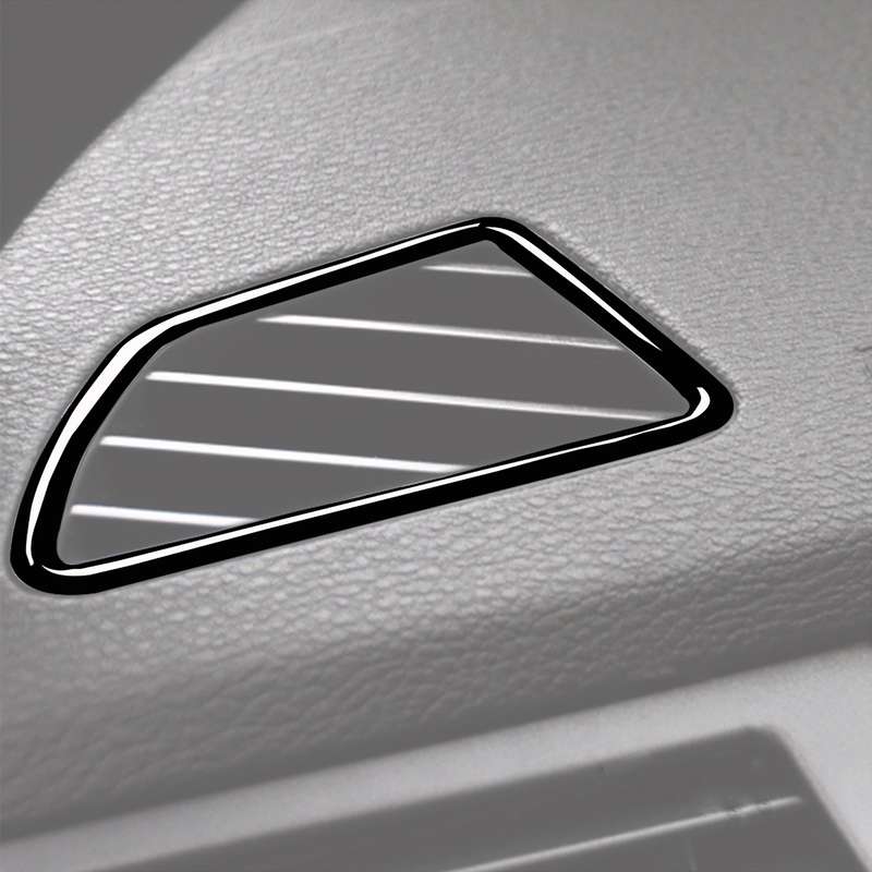 2pcs / Set Car Right Drive Dashboard Air Outlet Frame Decorative Sticker for BMW X5 E70 / X6 E71 200