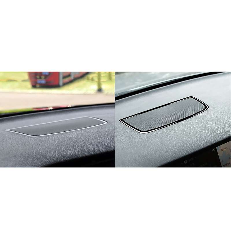 Car Dashboard Horn Frame Decorative Sticker for BMW X5 E70 / X6 E71 2008-2013, Left and Right Drive