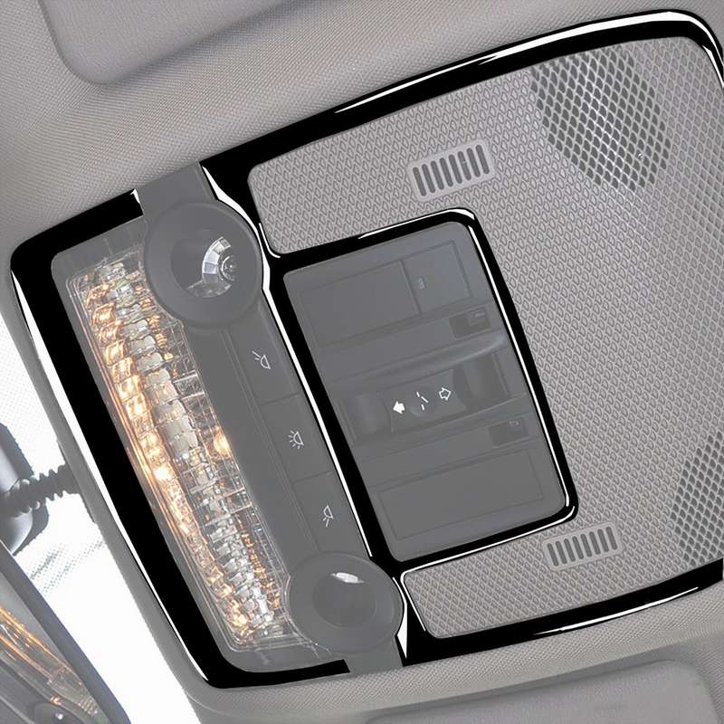 Car Reading Light Panel Decorative Sticker for BMW X5 E70 / X6 E71 2008-2013, Left and Right Drive U